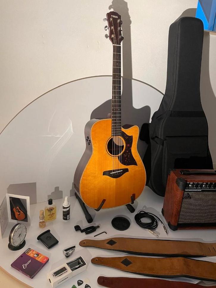 Yamaha A3R ARE – All-Solid gitaar - perfecte staat & extra's, Muziek en Instrumenten, Snaarinstrumenten | Gitaren | Akoestisch