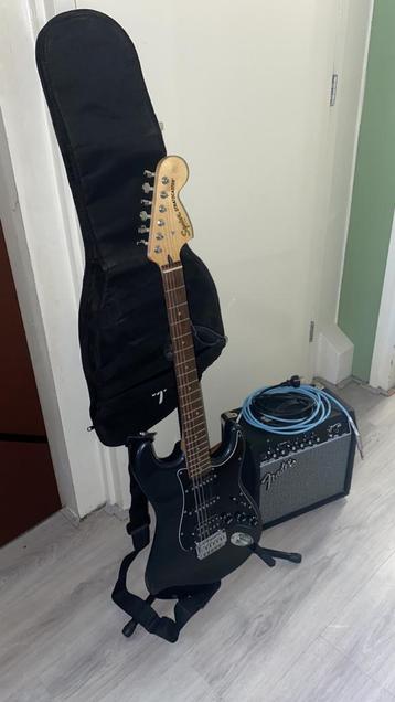 Squier fender beginner set elektrische gitaar