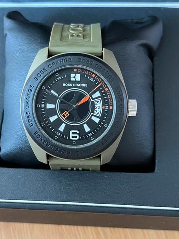 Hugo Boss / Boss Orange heren horloge legergroen beschikbaar voor biedingen