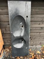 IKEA Bredviken Dubbele Wastafel - Zwart, Huis en Inrichting, Ophalen, Gebruikt, 100 tot 150 cm, Minder dan 100 cm