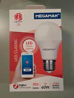 Smart E27 Dimmable LED (Megaman HomeAssistant ZigBee A+), Led-lamp, Soft of Flame, 60 watt of meer, Nieuw