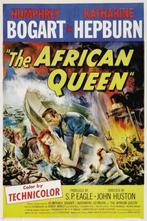 6. The African Queen, Humphrey Bogart, Katharine Hepburn., Ophalen of Verzenden