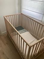 Ledikant hout compleet met matras deken aerosleep overtrek, Ophalen, Zo goed als nieuw, Ledikant