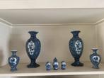 Kaststel, vazen etc verschillend. Delfts blauw, Ophalen