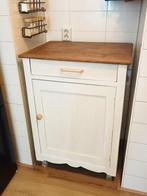Witte eiken houten keuken kast, Huis en Inrichting, Ophalen, Zo goed als nieuw