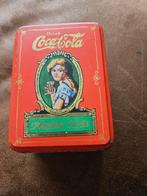 Blikje met Coca Cola kaarten, Ophalen of Verzenden, Gebruikt, Speelkaart(en)