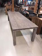 Brocante zeer zware massieve tuintafel eettafel 100x300 cm, Huis en Inrichting, Tafels | Eettafels, Ophalen, X, 200 cm of meer