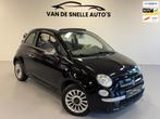 Fiat 500 C 1.2 Lounge CABRIO/AIRCO/ONDERHOUDSHISTORIE, Gebruikt, 4 cilinders, Cabriolet, Zwart