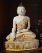 19 Eeuwese Antieke Marmer Boeddha Herkomst Burma. €465.40cm, Ophalen of Verzenden, Gebruikt