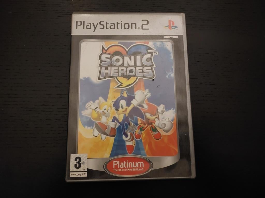 Sonic Heroes PS2, Spelcomputers en Games, Games | Sony PlayStation 2, 1 speler, Racen en Vliegen, Ophalen of Verzenden, Zo goed als nieuw