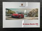 Nederlandstalige brochure Porsche Boxster GTS 981 2014, Porsche, Nieuw, Ophalen of Verzenden, Porsche
