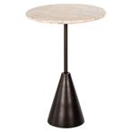 Bijzettafel avalon richmond interiors, Minder dan 55 cm, Rond, Ophalen of Verzenden, Zo goed als nieuw