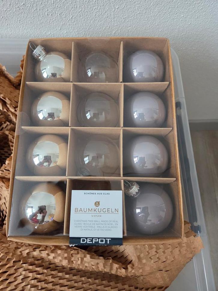 Kerstballen, echt glas., Diversen, Kerst, Nieuw, Ophalen