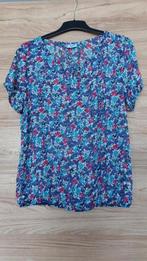 Dames blouse maat XL bloemenmotief (John Cabot), Overige kleuren, Maat 46/48 (XL) of groter, Ophalen of Verzenden, Gedragen