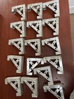 aluminium pootjes tuinmeubel 16 x, Ophalen of Verzenden, Gebruikt