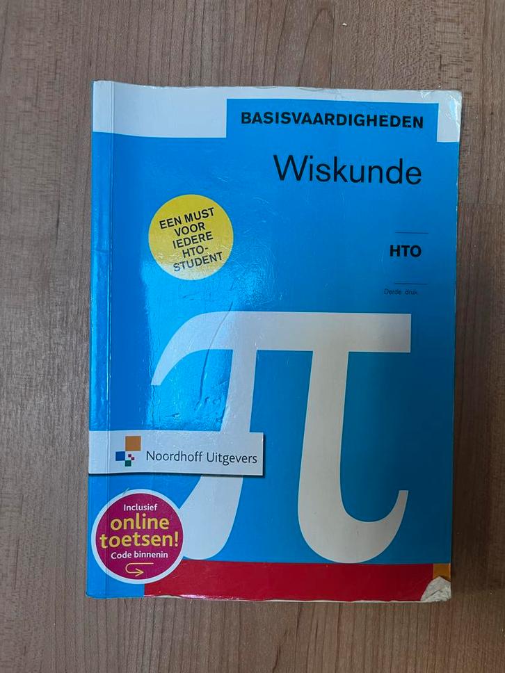 Wiskunde HTO Basisvaardigheid - Noordhoff, Boeken, Studieboeken en Cursussen, Zo goed als nieuw, HBO, Beta, Ophalen of Verzenden