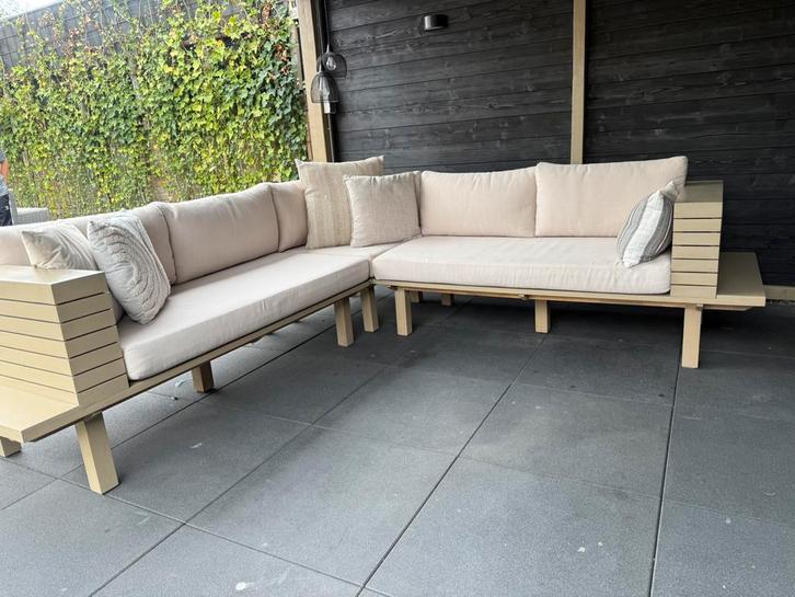 Loungeset lissabon ( karwei), Tuin en Terras, Tuinsets en Loungesets, Gebruikt, Loungeset, Overige materialen, 5 zitplaatsen, Ophalen