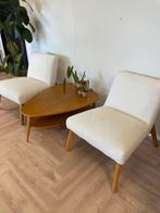 Set lounge stoel met tafel, Ophalen, Zo goed als nieuw, Eenpersoons, Minder dan 150 cm