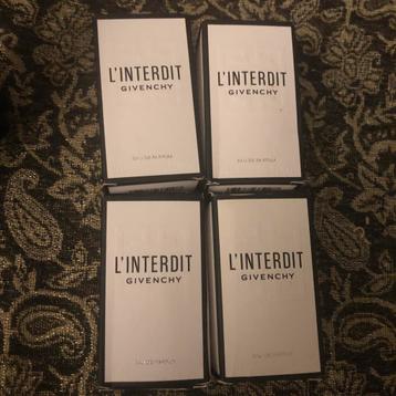 L’interdit Givenchy 4 x 10ML miniaturen beschikbaar voor biedingen