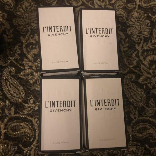 L’interdit Givenchy 4 x 10ML miniaturen, Sieraden, Tassen en Uiterlijk, Uiterlijk | Parfum, Zo goed als nieuw, Ophalen