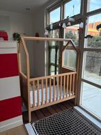 Bopita ledikant - My First House Naturel, Ophalen, 70 tot 85 cm, 140 tot 160 cm, Zo goed als nieuw