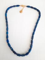 Prachtige Lapis lazuli ketting, Sieraden, Tassen en Uiterlijk, Kettingen, Blauw, Zo goed als nieuw, Verzenden