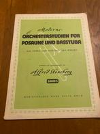 Alfred Stöneberg - Orchesterstudien für trombone en tuba, Klassiek, Les of Cursus, Ophalen of Verzenden, Zo goed als nieuw