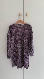 Mango. Jurk of tuniek. Bloemetjes blauw roze. Maat 134, Meisje, Mango, Ophalen of Verzenden, Zo goed als nieuw
