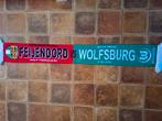 Wedstrijd sjaal  wolfsburg, Ophalen of Verzenden, Nieuw, Feyenoord, Vaantje of Sjaal