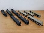 Partijtje van 9 autotransport wagons SNCF, Hobby en Vrije tijd, Modeltreinen | H0, Overige merken, Gebruikt, Gelijkstroom, Wagon