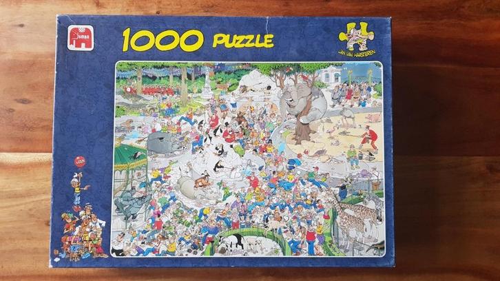 Jan van Haasteren puzzels 1.000 stukjes  -  Heel veel, Hobby en Vrije tijd, Denksport en Puzzels, Gebruikt, Legpuzzel, 500 t/m 1500 stukjes