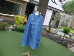 HEMA regencape / jas maat 164 of S / M als nieuw, Kleding | Dames, Jassen | Zomer, Blauw, Ophalen of Verzenden, Zo goed als nieuw