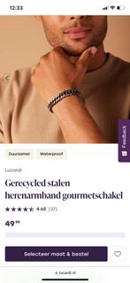 herenarmband gourmetschakel, Ophalen, Zo goed als nieuw