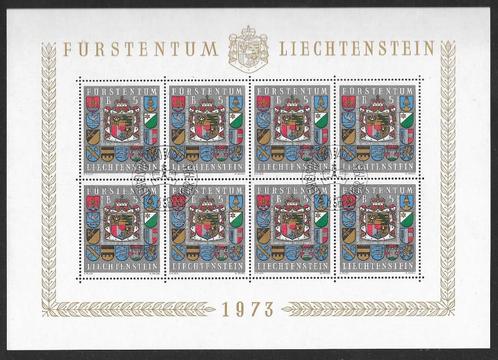Liechtenstein Michel KB 590 gestempeld, Postzegels en Munten, Postzegels | Europa | Overig, Gestempeld, Overige landen, Ophalen of Verzenden