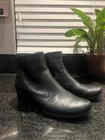 Ecco dames leren enkellaarzen zwart maat 41 zgan, Ophalen of Verzenden, Zo goed als nieuw, Zwart