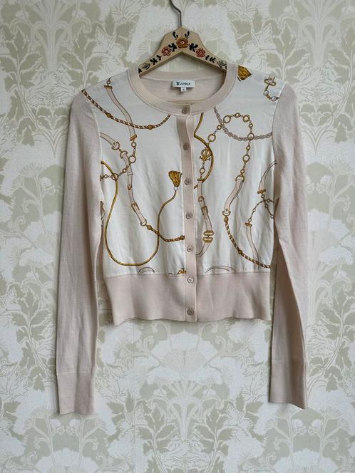 Lily silk Lilysilk vestje creme merinowol zijde xs/s, Kleding | Dames, Truien en Vesten, Zo goed als nieuw, Maat 36 (S), Beige
