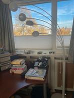 Witte Staande Lamp - Modern Design, Huis en Inrichting, Ophalen of Verzenden, Gebruikt, Metaal, 150 tot 200 cm