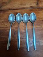 4 Christofle Orleans theelepels zwaar verzilverd, Ophalen of Verzenden