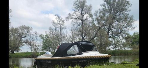 Motorboot Zoef, Watersport en Boten, Sloepen, Zo goed als nieuw, 3 tot 6 meter, Buitenboordmotor, Benzine, Polyester, Ophalen