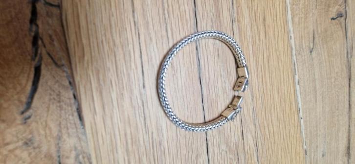 Buddha to Buddha Armband "Ellen" 925 Zilver, Sieraden, Tassen en Uiterlijk, Armbanden, Zo goed als nieuw, Zilver, Zilver, Ophalen of Verzenden