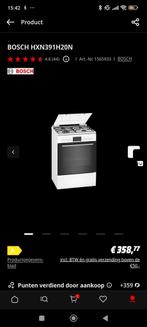 Bosch HXN391H20N gasfornuis met elektrische oven, Witgoed en Apparatuur, Fornuizen, Ophalen, Gebruikt, Hete lucht, 4 kookzones