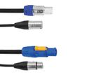 EUROLITE Combi Cable DMX P-Con/3-pin XLR 1.5m, Muziek en Instrumenten, Licht en Laser, ., Nieuw, Ophalen of Verzenden, .