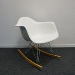 Vitra Eames RAR Design Stoelen | Schommelstoelen | Wit, Gebruikt, Wit, Ophalen of Verzenden, Metaal