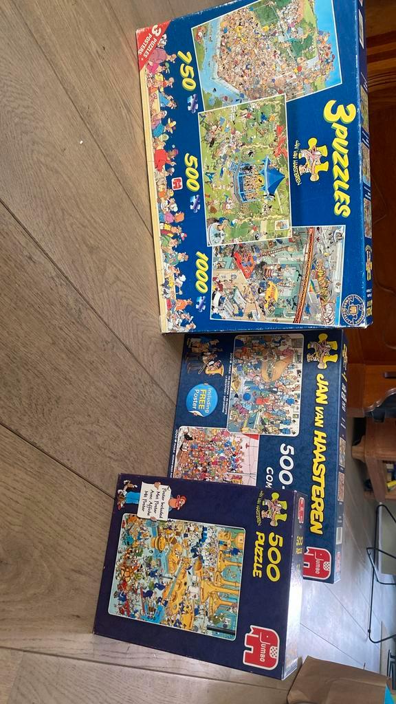 Puzzels van Jan van Haasteren, Hobby en Vrije tijd, Denksport en Puzzels, Zo goed als nieuw, Ophalen of Verzenden