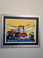 Zeefdruk Herman Brood: Ferrari F1, Ophalen