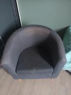 Grijze fauteuil, Huis en Inrichting, Fauteuils, Ophalen, Gebruikt, 75 tot 100 cm, Stof