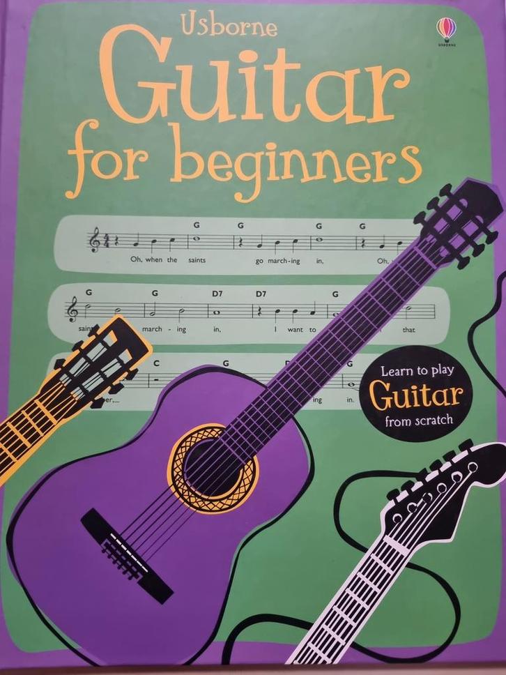 Guitar for Beginners. Gitaar Methode - Nieuw - Ringband, Muziek en Instrumenten, Bladmuziek, Nieuw, Les of Cursus, Populair, Gitaar