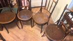 4 vintage houten stoelen. Ophalen in assen in overleg., Antiek en Kunst, Antiek | Meubels | Stoelen en Banken, Ophalen