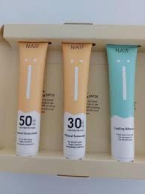 Zonnebrand pakketje van Naïf, NIEUW!, handig voor vakantie, Sieraden, Tassen en Uiterlijk, Uiterlijk | Lichaamsverzorging, Nieuw