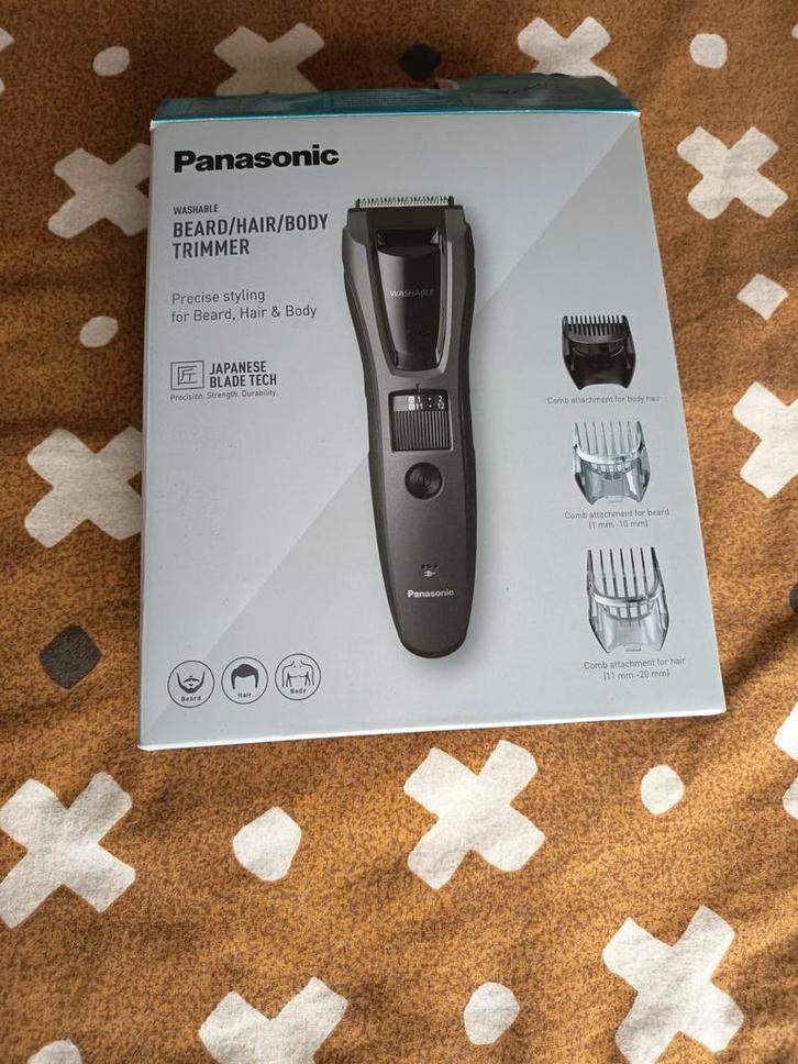 Panasonic Baard/Haar/Lichaamstrimmer, Witgoed en Apparatuur, Persoonlijke-verzorgingsapparatuur, Nieuw, Scheren en Epileren, Ophalen of Verzenden
